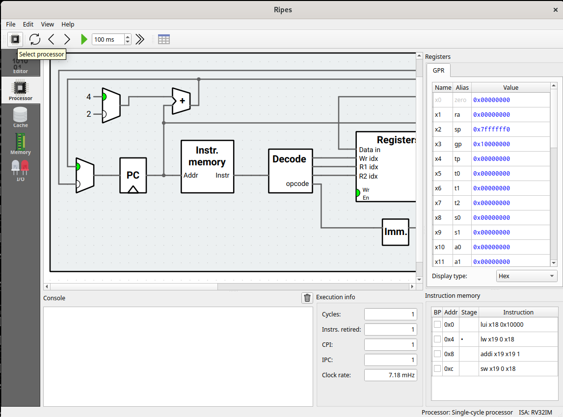 Icon Select processor